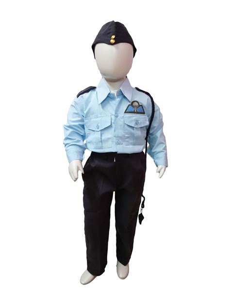 Buy BookMyCostume Indian Air Force Defence Pilot Uniform Kids Fancy ...