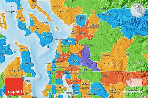 Everett Wa Zip Code Map - Printable Maps Online