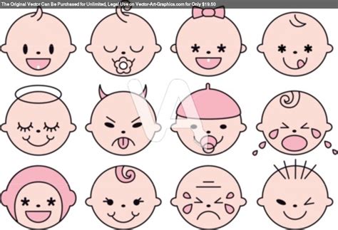 7 best BABY FACE CLIP ART images on Pinterest | Baby faces, Clip art and Illustrations