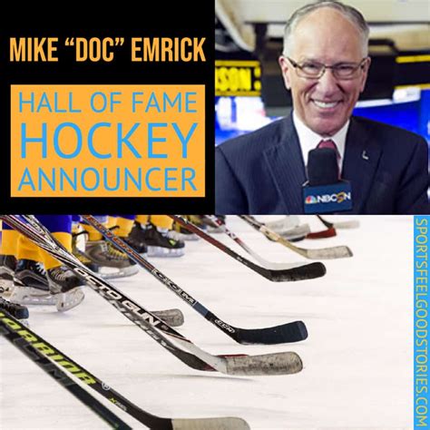 Mike "Doc" Emrick: The Hall Of Fame Hockey Announcer