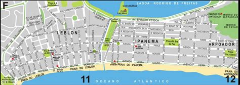 Ipanema/Leblon Map