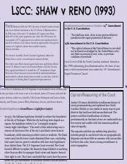 Copy of Shaw v Reno LSCC Template.pdf - LSCC: SHAW v RENO 1993 Facts:Between 1865 and 1993 the ...