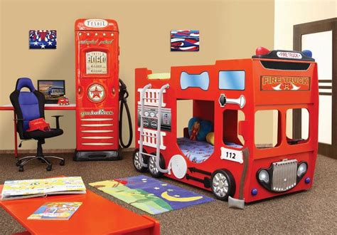 20+ Awesome Fire Truck Bed Ideas - The Urban Interior | Bunk beds, Toddler bed boy, Fire trucks