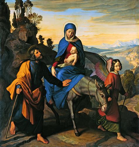 Flight Into Egypt Painting by Mountain Dreams - Pixels