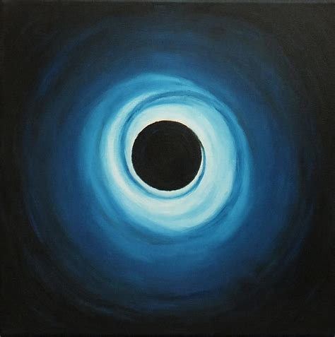 Acrylic Painting Black Hole