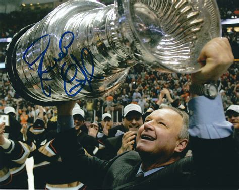 Autographed RANDY CARLYLE 8X10 Anaheim Ducks Photo - Main Line Autographs