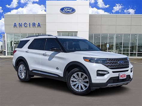 New 2023 Ford Explorer King Ranch® Sport Utility in Floresville #XA50596 | Ancira Ford Floresville