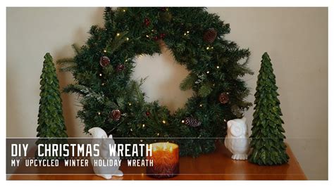 DIY: Christmas Wreath - How I Upcycled old Garland for a Beautiful new ...