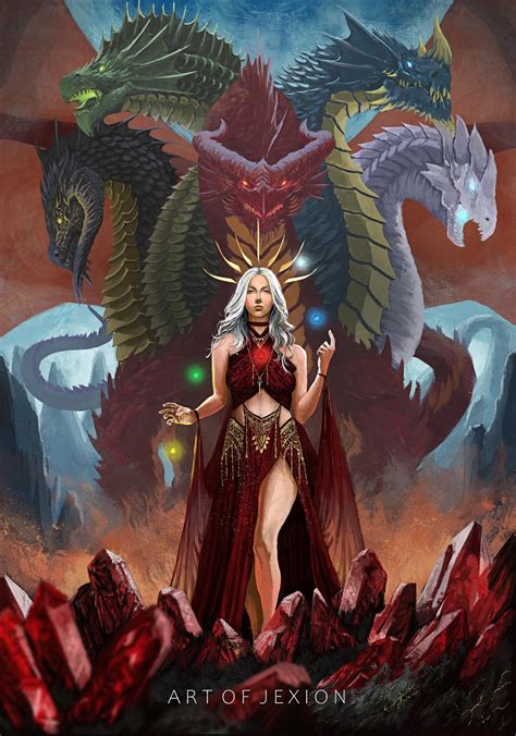 [ART] Lady Tiamat : r/DungeonsAndDragons