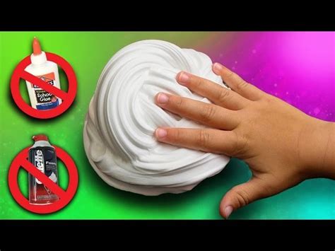 Fluffy Slime without Glue or Shaving Cream! DIY Fluffy Slime How To. NO ...