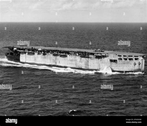 HMS Argus At Sea Stock Photo - Alamy