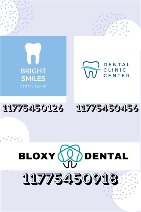 Looking for dentist decals for your bloxburg dental clinic? Check out these signs!!! Thank you ...