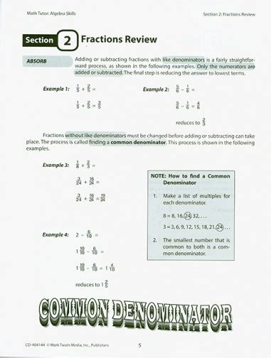 Math Tutor: Algebra Skills