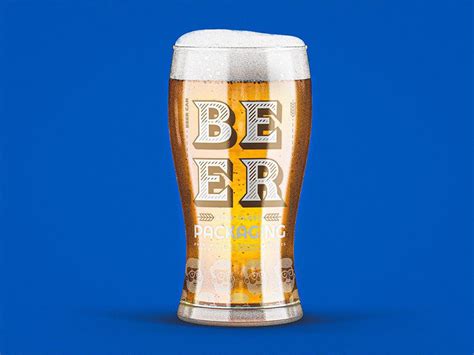 Beer Glass Mockup | Showcase Your Designs