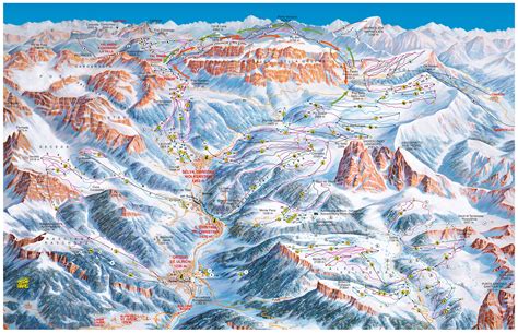 Full size piste map for Val Gardena-Ortisei