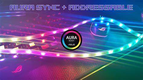 Controlling WS2812B Addressable RGB LED strips on ASUS Aura Sync Software - YouTube