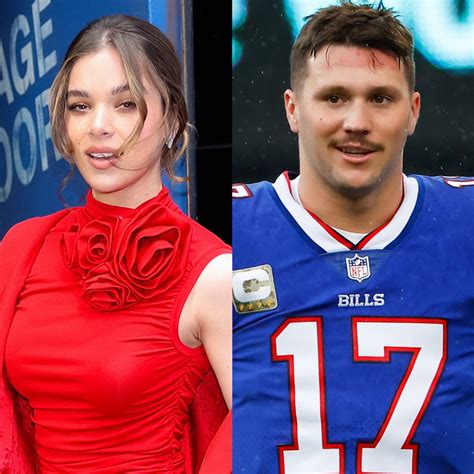 Hailee Steinfeld and Buffalo Bills Quarterback Josh Allen Step Out ...