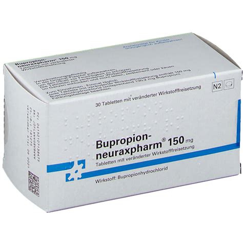 Bupropion-neuraxpharm® 150 mg 30 St - shop-apotheke.com