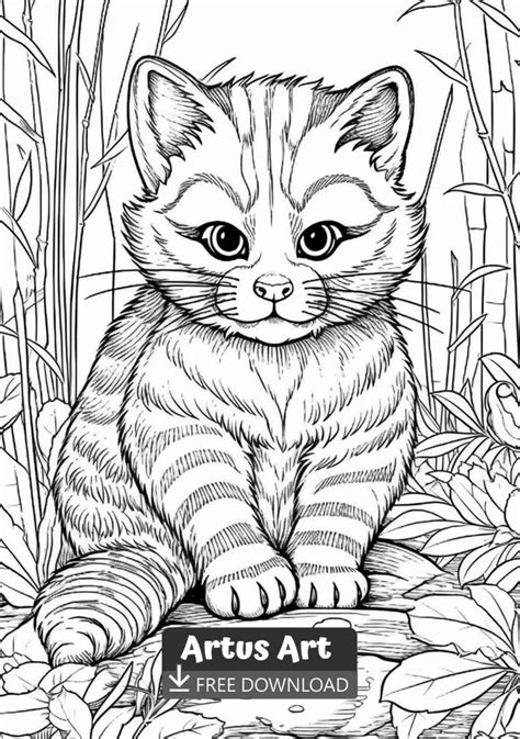 Fisher cat Coloring Page | Monster coloring pages, Coloring pages, Cat coloring page