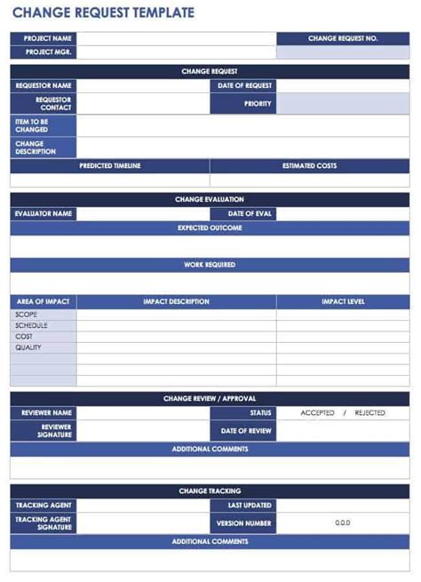 Free Change Management Templates | Smartsheet