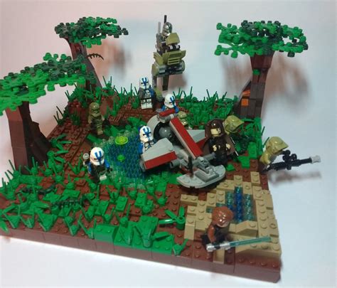 Lego Star Wars MOC Swamp mission - a photo on Flickriver