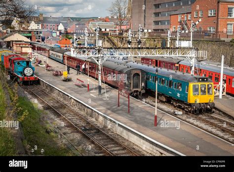 The East Lancashire Railway Bolton street station in Bury . Lancashire ...