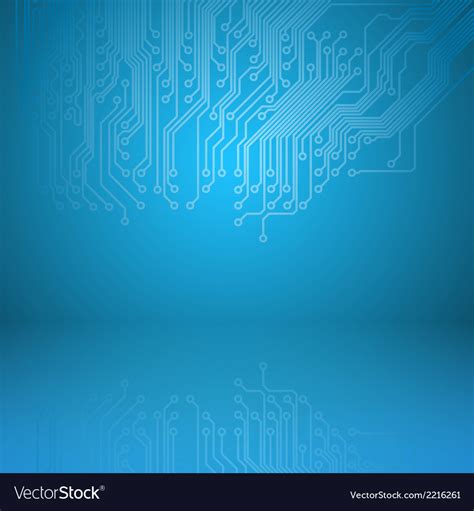 Electronic Background Blue