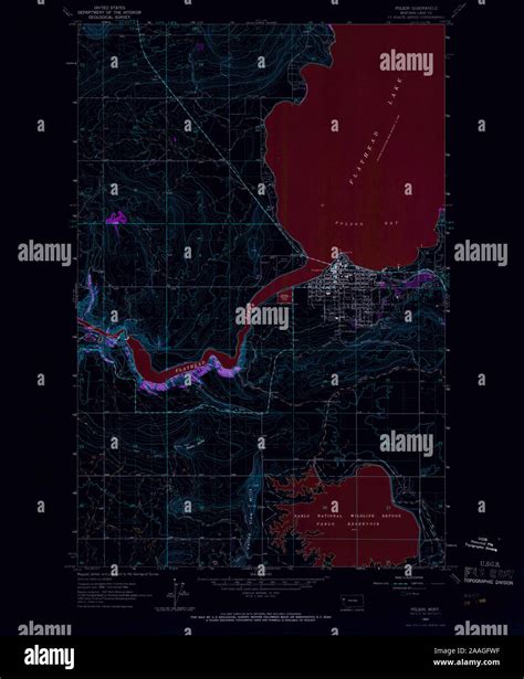 Polson montana map hi-res stock photography and images - Alamy