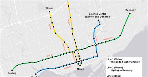 Toronto's 1973 TTC subway map shows the stations we never got