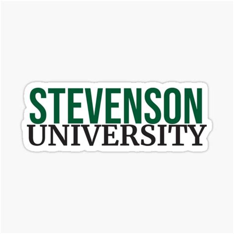 "Stevenson University" Sticker for Sale by ohdearodile | Redbubble