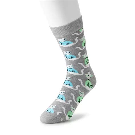 Men's Patterned Fashion Crew Socks