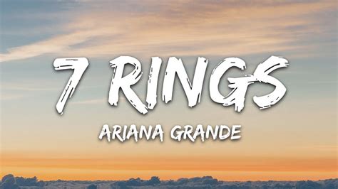 Ariana Grande - 7 rings (Lyrics)