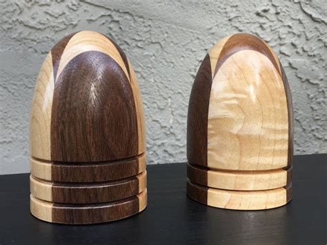 Wooden turned salt & pepper shaker set by fairTURN on Etsy | Salt pepper shakers, Salt box, Wooden