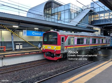 Cisauk Station In Serpong Stock Photo - Download Image Now - Arrival, Built Structure, City - iStock