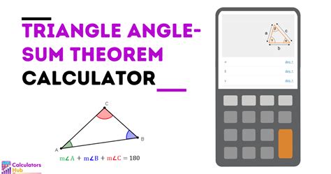 Triangle Angle-Sum Theorem Calculator Online