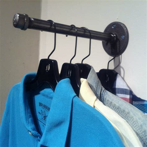 Wall Mounted Coat Hook | Industrial Pipe Wall Hook | Clothes Rack ...