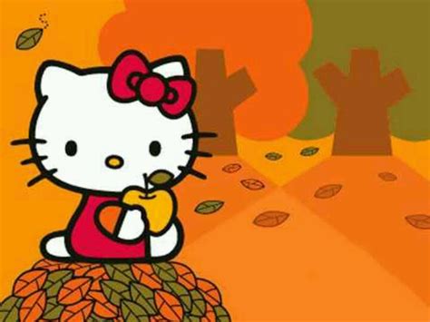 Hello Kitty Fall Wallpaper