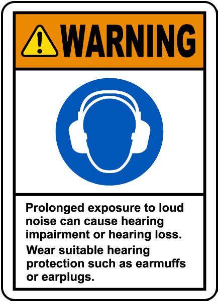 Warning Loud Noise Label - Claim Your 10% Discount