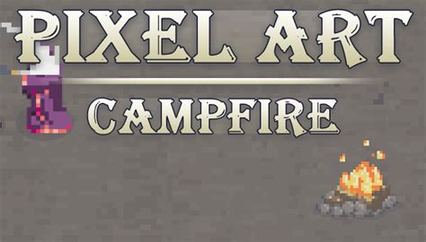 Pixel Art - Campfire | GameDev Market