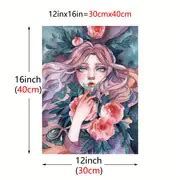 Anime Girl Oil Painting Poster Stunning Wall Art For Home - Temu