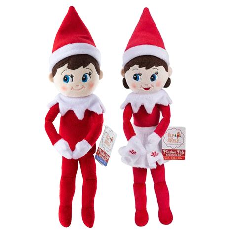 The Elf on the Shelf 12" Plushee Pal Snuggler Elf Light Girl & Boy ...