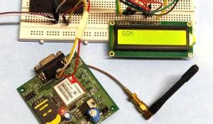 GSM Module Interfacing with 8051 Microcontroller (AT89S52): Circuit ...