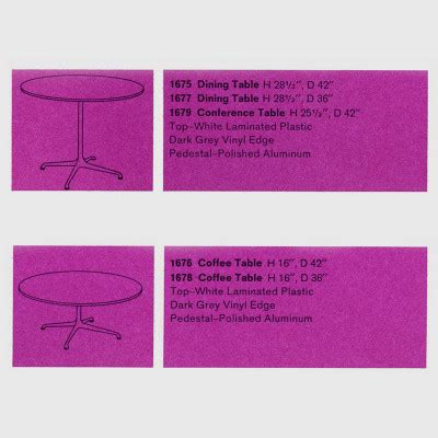 Eames Universal Base Coffee Tables - Eames.com