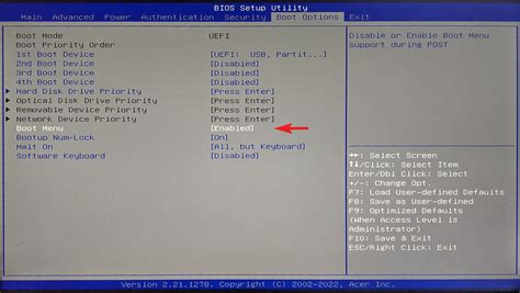 Could you help or guide me set bios Acer TC-1760 Desktop for boot USB ? — Acer Community