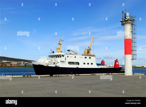 Ferry Kirkwall Harbour Orkney Islands Scotland UK Stock Photo - Alamy