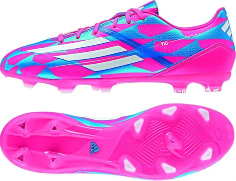 adidas - Football Boots - F10 FG Boots - Solar Pink - 11: Amazon.co.uk: Shoes & Bags