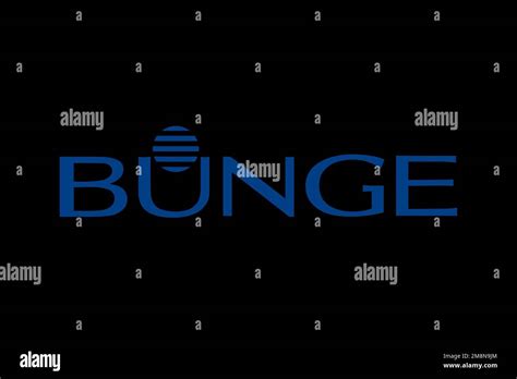 Bunge Limited, Logo, Black Background Stock Photo - Alamy