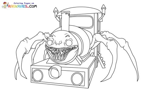 Choo Choo Charles Coloring Pages