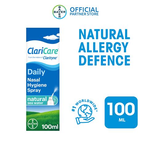 ClariCare Daily Nasal Hygiene Spray For Nasal Irritation & Blockage ...