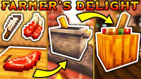 Farmer's Delight! 1.18.2 (Become a Chef!) | Minecraft Mod Showcase - YouTube